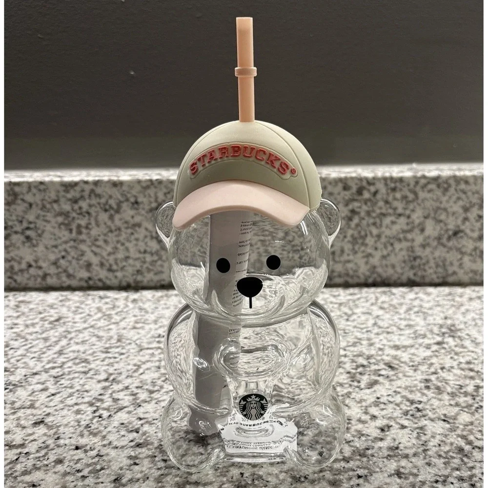 AUTHENTIC 2026 Starbucks Bearista Bear Cup Pink- NO STRAWBERRY! US SELLER